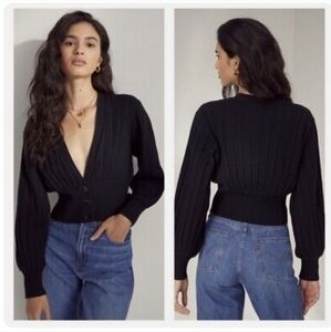 Aritzia Wilfred cropped cardigan